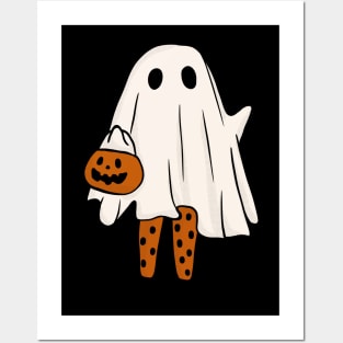 Trick or Treat Ghost Posters and Art